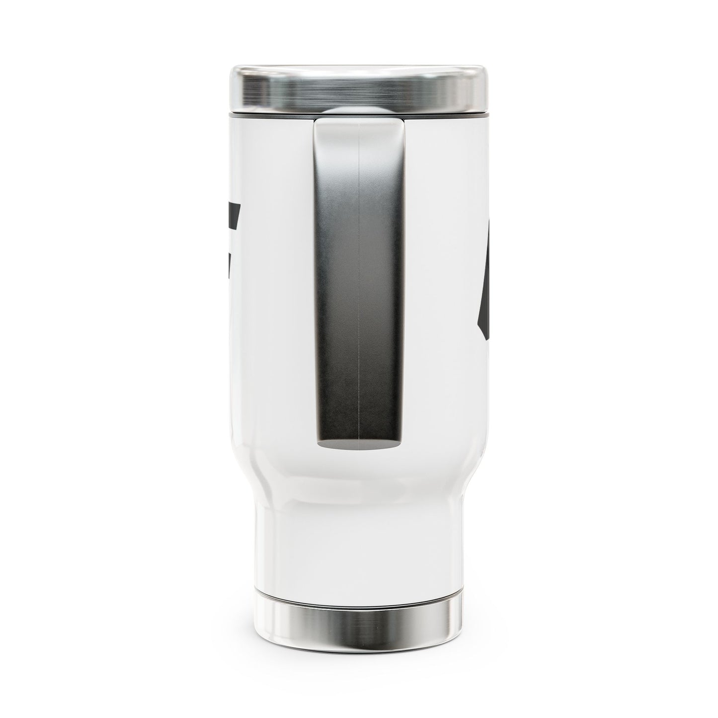 Golf Logo Custom Stainless Steel Travel Mug - 14oz Insulated Coffee Cup with Handle - Perfect for On-the-Go Coffee Lovers