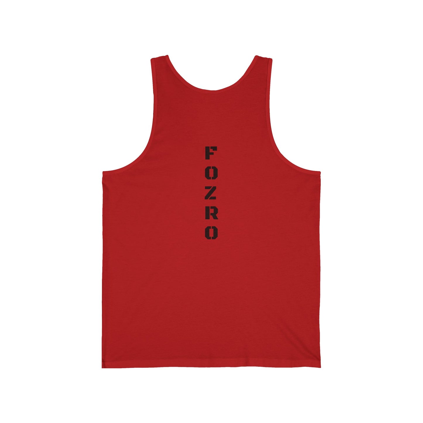 Unisex Jersey Tank - Stylish Athletic Top with Fozro Design